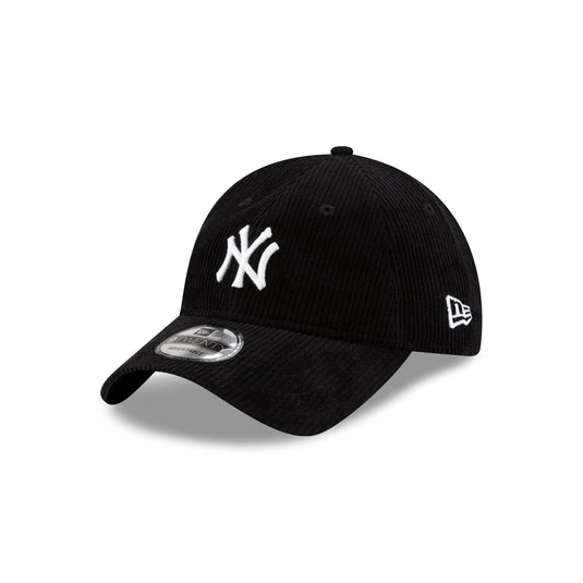 New York Yankees Cord Black 9TWENTY Adjustable Hat - New Era Cap