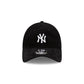 New York Yankees Cord Black 9TWENTY Adjustable Hat