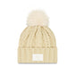 New York Yankees Cream Women's Pom Knit Hat