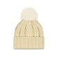 New York Yankees Cream Women's Pom Knit Hat