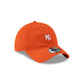 New York Yankees Mini Logo Orange 9TWENTY Adjustable Hat