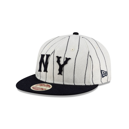 New York Yankees Heritage Pinstripe Retro Crown 9FIFTY Strapback Hat - New Era Cap