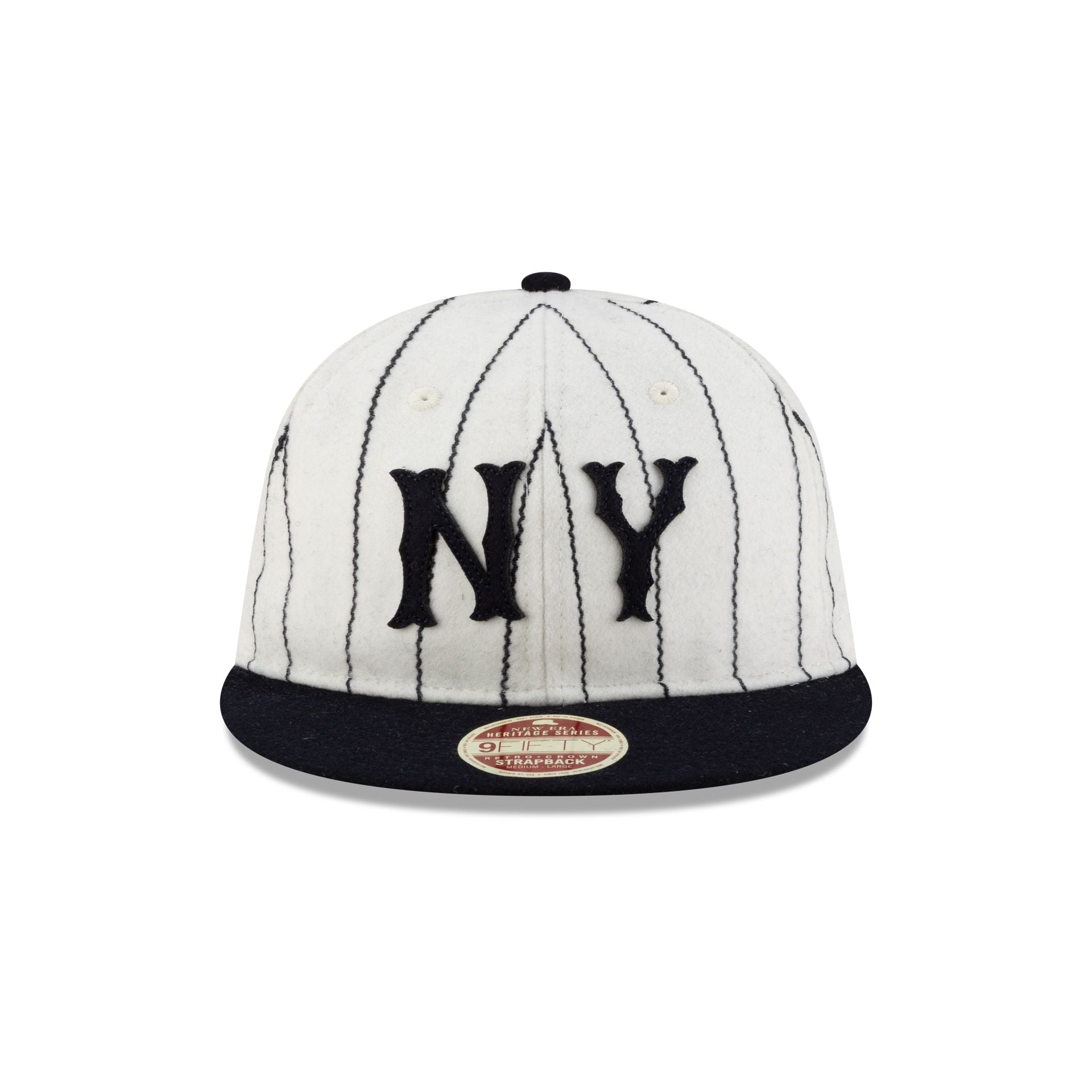 New York Yankees Heritage Pinstripe Retro Crown 9FIFTY Strapback