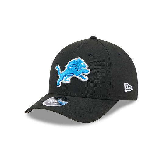 Detroit Lions Team Black 9FORTY M-Crown Snapback Hat - New Era Cap