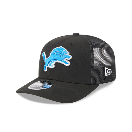 Detroit Lions Team Black 9SEVENTY Trucker Hat - New Era Cap