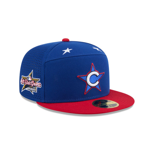 Chicago Cubs 2025 All-Star Game Workout Split Panel 59FIFTY Fitted Hat - New Era Cap