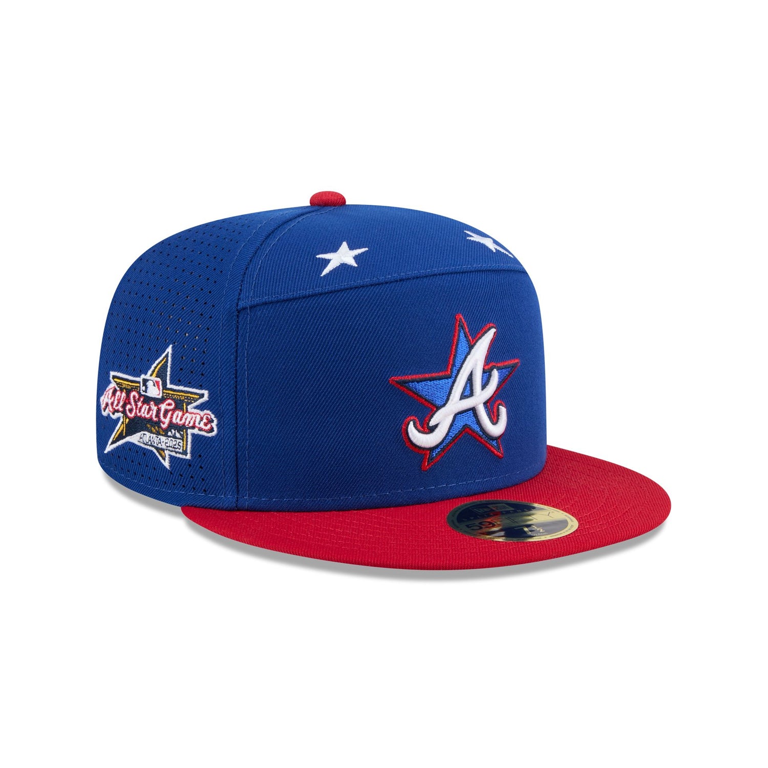 Atlanta Braves 2025 All-Star Game Workout Split Panel 59FIFTY Fitted Hat