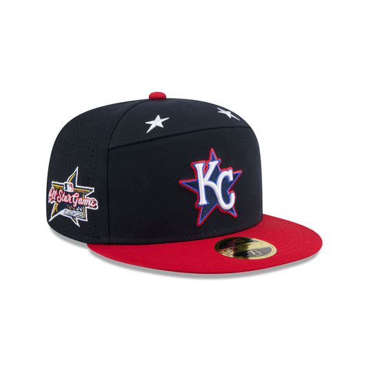 Kansas City Royals 2025 All-Star Game Workout Split Panel 59FIFTY Fitted Hat - New Era Cap