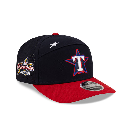 Texas Rangers 2025 All-Star Game Workout Split Panel 9SEVENTY Stretch-Snap Hat - New Era Cap