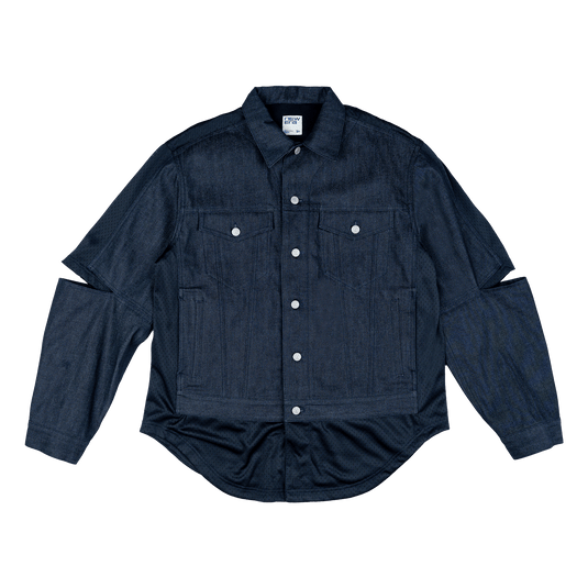 New Era Branded Mutation Navy Denim Jacket - New Era Cap