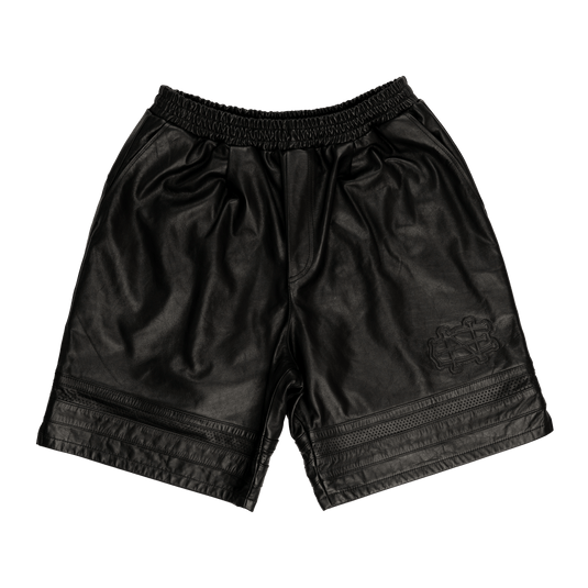 New Era Branded Marauder Leather Shorts - New Era Cap