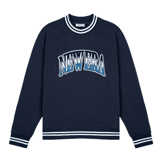 New Era Branded Ombre Navy Crewneck - New Era Cap