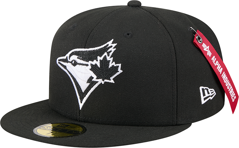Alpha Industries x Toronto Blue Jays Black 59FIFTY Fitted Hat