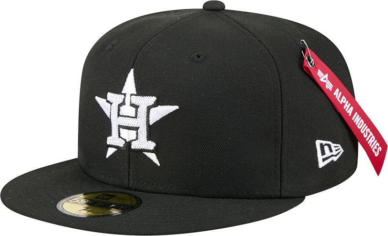 Alpha Industries x Houston Astros Black 59FIFTY Fitted Hat