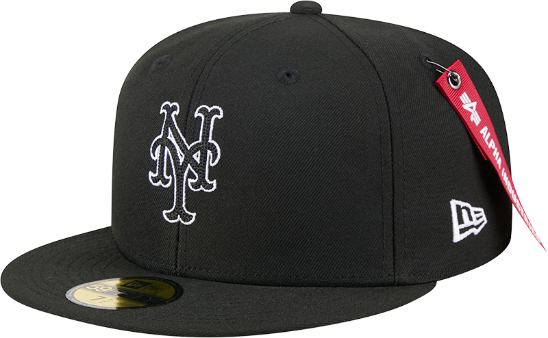 Alpha Industries x New York Mets Black 59FIFTY Fitted Hat