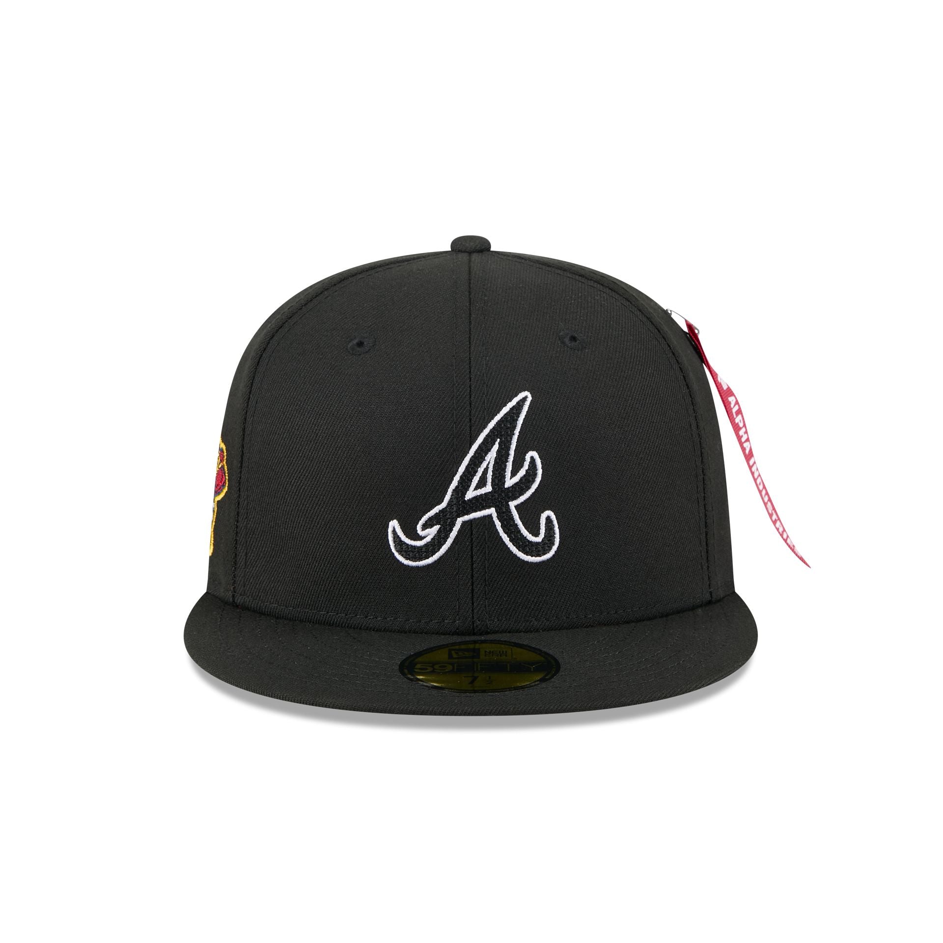 Alpha Industries x Atlanta Braves Black 59FIFTY Fitted Hat Alpha Industries x Atlanta Braves Black 59FIFTY Fitted Hat