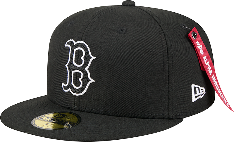 Alpha Industries x Boston Red Sox Black 59FIFTY Fitted Hat