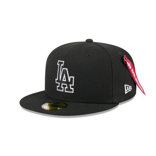 Alpha Industries x Los Angeles Dodgers Black 59FIFTY Fitted Hat - New Era Cap