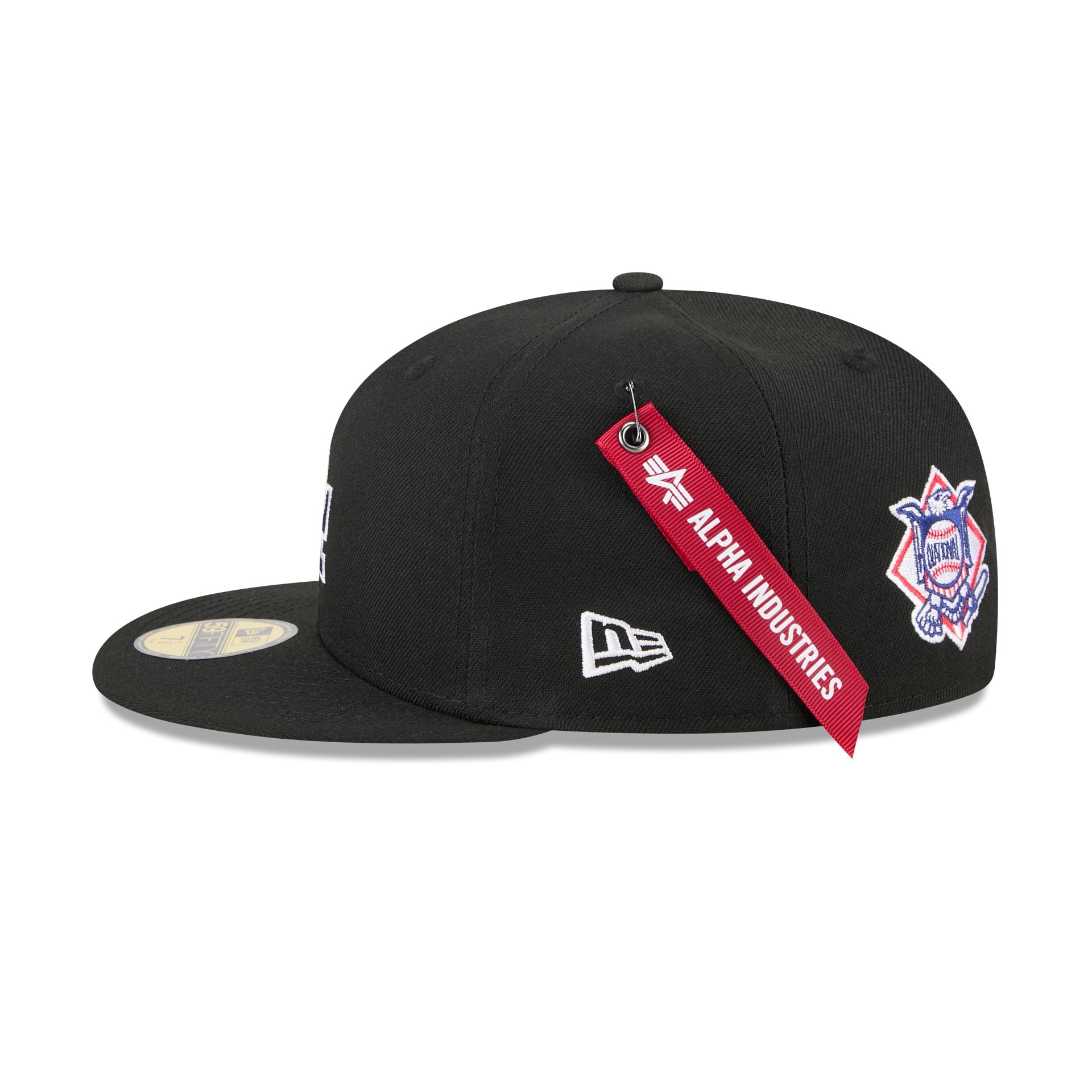 Alpha Industries x Los Angeles Dodgers Black 59FIFTY Fitted Hat