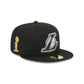 Alpha Industries x Los Angeles Lakers Black 59FIFTY Fitted Hat
