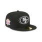 Alpha Industries x San Francisco 49ers Black 59FIFTY Fitted Hat
