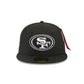 Alpha Industries x San Francisco 49ers Black 59FIFTY Fitted Hat
