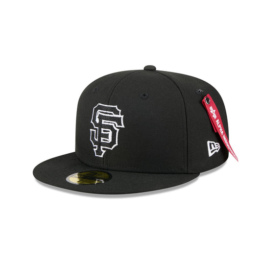Alpha Industries x San Francisco Giants Black 59FIFTY Fitted Hat - New Era Cap