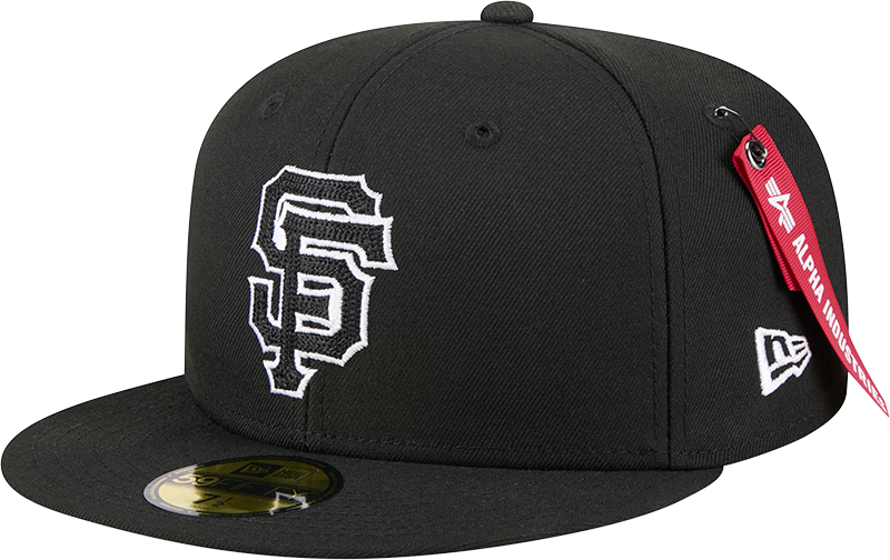 Alpha Industries x San Francisco Giants Black 59FIFTY Fitted Hat