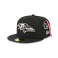 Alpha Industries x Baltimore Ravens Black 59FIFTY Fitted Hat
