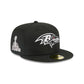 Alpha Industries x Baltimore Ravens Black 59FIFTY Fitted Hat