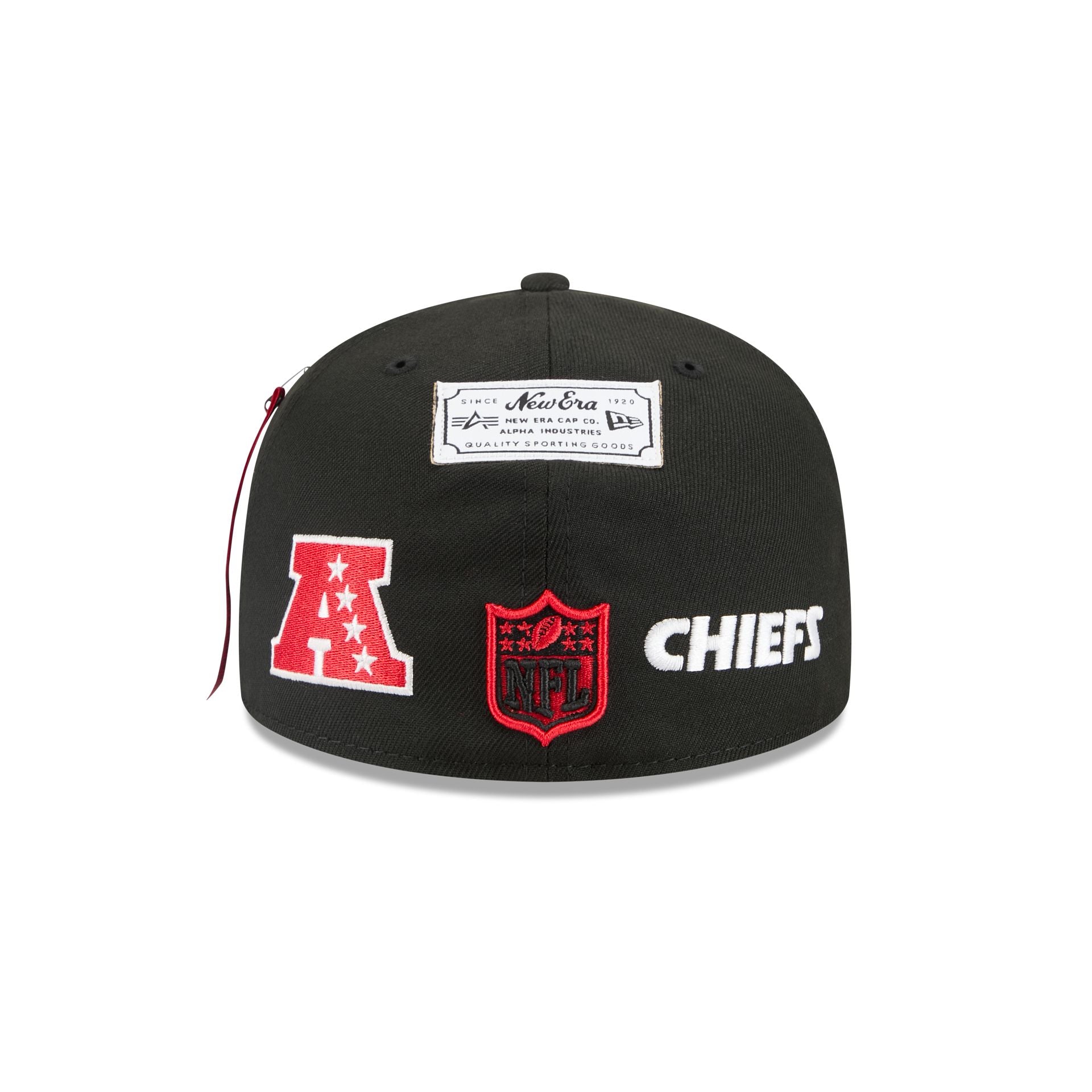 Alpha Industries x Kansas City Chiefs Black 59FIFTY Fitted Hat
