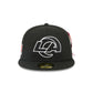 Alpha Industries x Los Angeles Rams Black 59FIFTY Fitted Hat