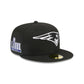 Alpha Industries x New England Patriots Black 59FIFTY Fitted Hat