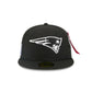 Alpha Industries x New England Patriots Black 59FIFTY Fitted Hat
