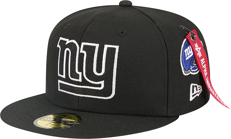 Alpha Industries x New York Giants Black 59FIFTY Fitted Hat