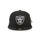 Alpha Industries x Las Vegas Raiders Black 59FIFTY Fitted Hat