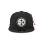Alpha Industries x Pittsburgh Steelers Black 59FIFTY Fitted Hat
