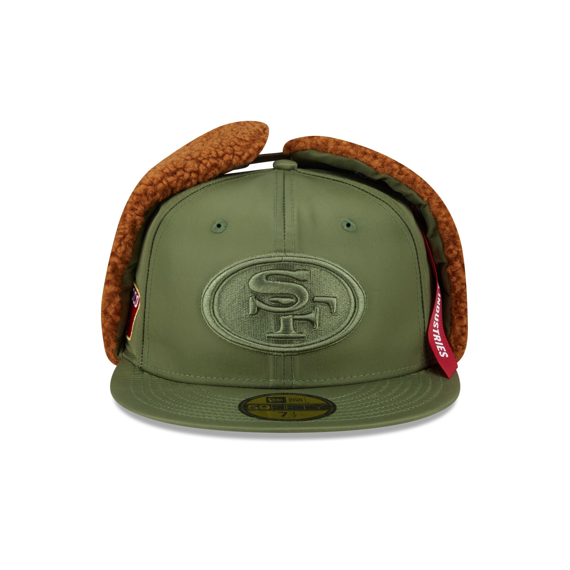 Alpha Industries x San Francisco 49ers Olive Green Dog Ear