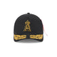 Alpha Industries x Los Angeles Angels Black 9FORTY M-Crown A-Frame Snapback Hat