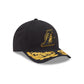 Alpha Industries x Los Angeles Lakers Black 9FORTY M-Crown A-Frame Snapback Hat