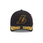 Alpha Industries x Los Angeles Lakers Black 9FORTY M-Crown A-Frame Snapback Hat