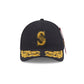 Alpha Industries x Seattle Mariners Black 9FORTY M-Crown A-Frame Snapback Hat