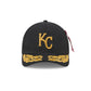 Alpha Industries x Kansas City Royals Black 9FORTY M-Crown A-Frame Snapback Hat