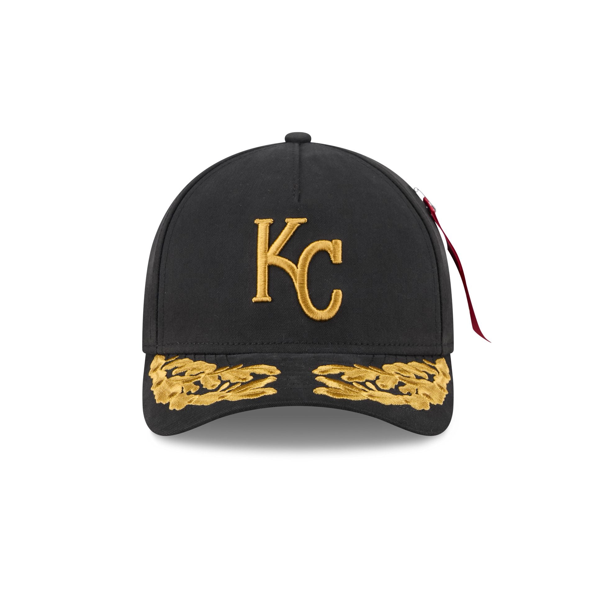 Alpha Industries x Kansas City Royals Black 9FORTY M-Crown A-Frame Snapback Hat