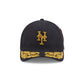 Alpha Industries x New York Mets Black 9FORTY M-Crown A-Frame Snapback Hat