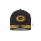Alpha Industries x Green Bay Packers Black 9FORTY M-Crown A-Frame Snapback Hat