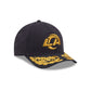 Alpha Industries x Los Angeles Rams Black 9FORTY M-Crown A-Frame Snapback Hat