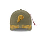 Alpha Industries x Philadelphia Phillies Olive Green 9FORTY M-Crown A-Frame Snapback Hat