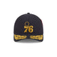 Alpha Industries x Philadelphia 76ers Black 9FORTY M-Crown A-Frame Snapback Hat