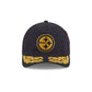Alpha Industries x Pittsburgh Steelers Black 9FORTY M-Crown A-Frame Snapback Hat